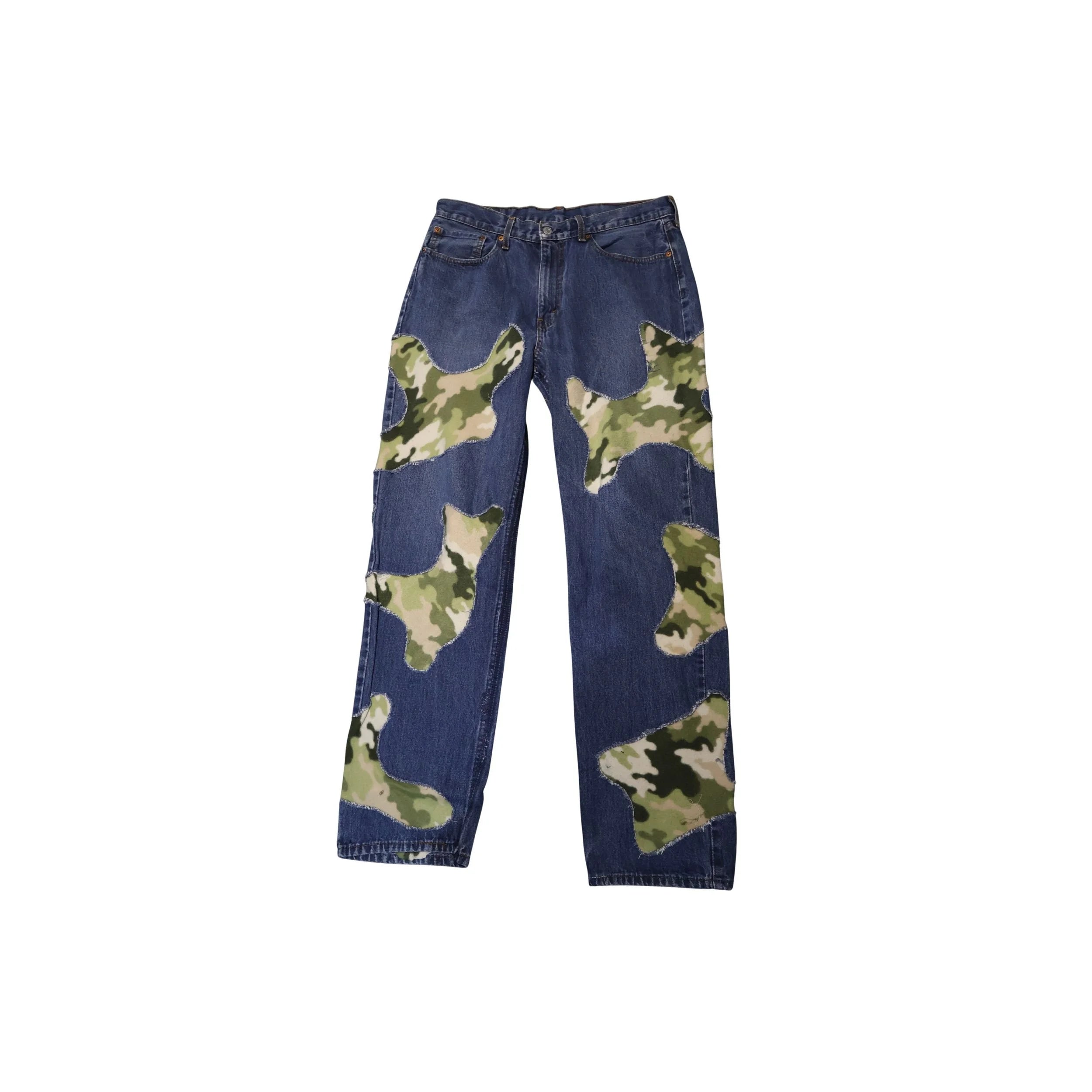 Scab Patch Jeans (Camo/Midwash)