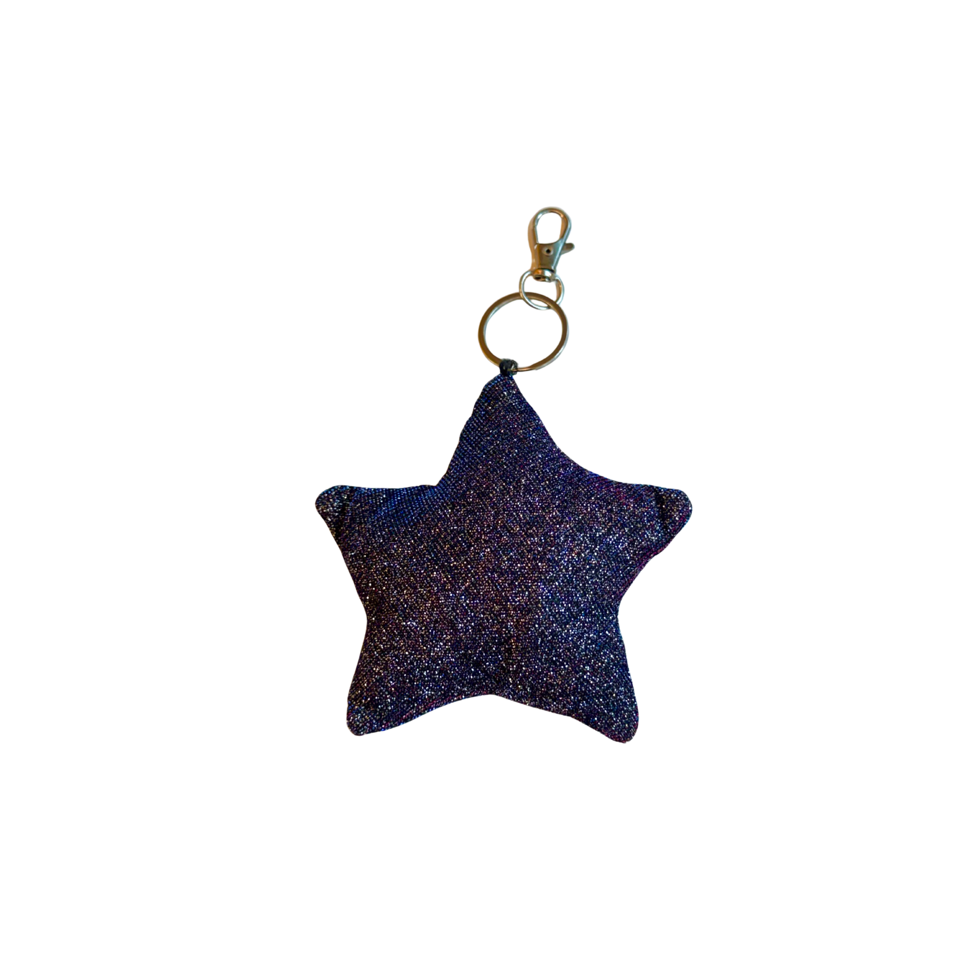 Holo Glitter Star Bag Charm