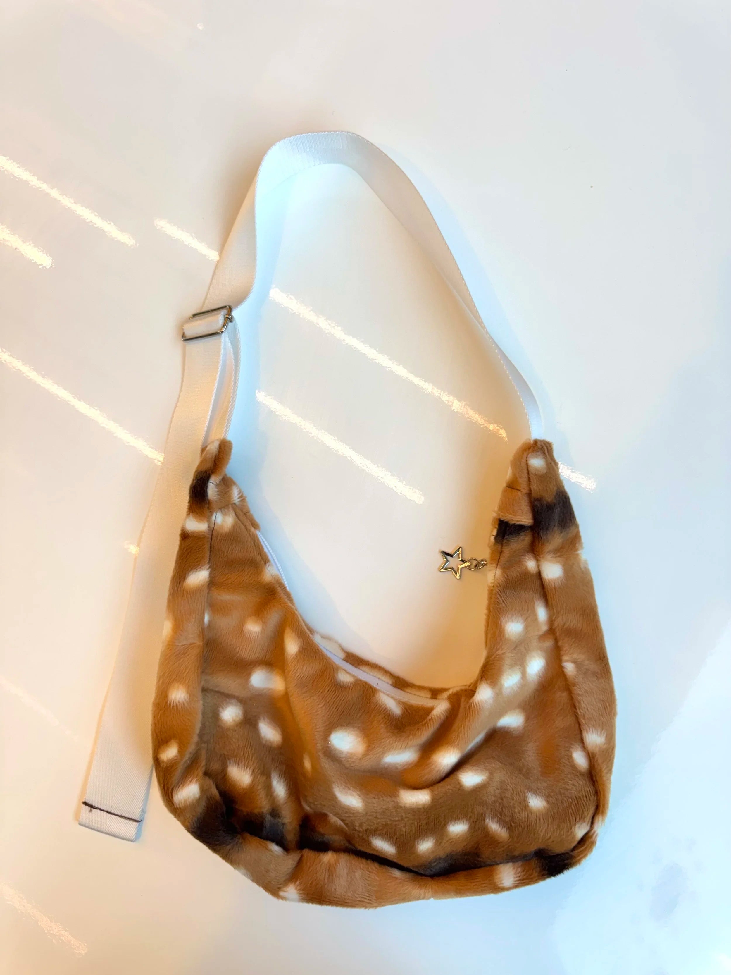 Doe Faux Fur Shoulder Bag