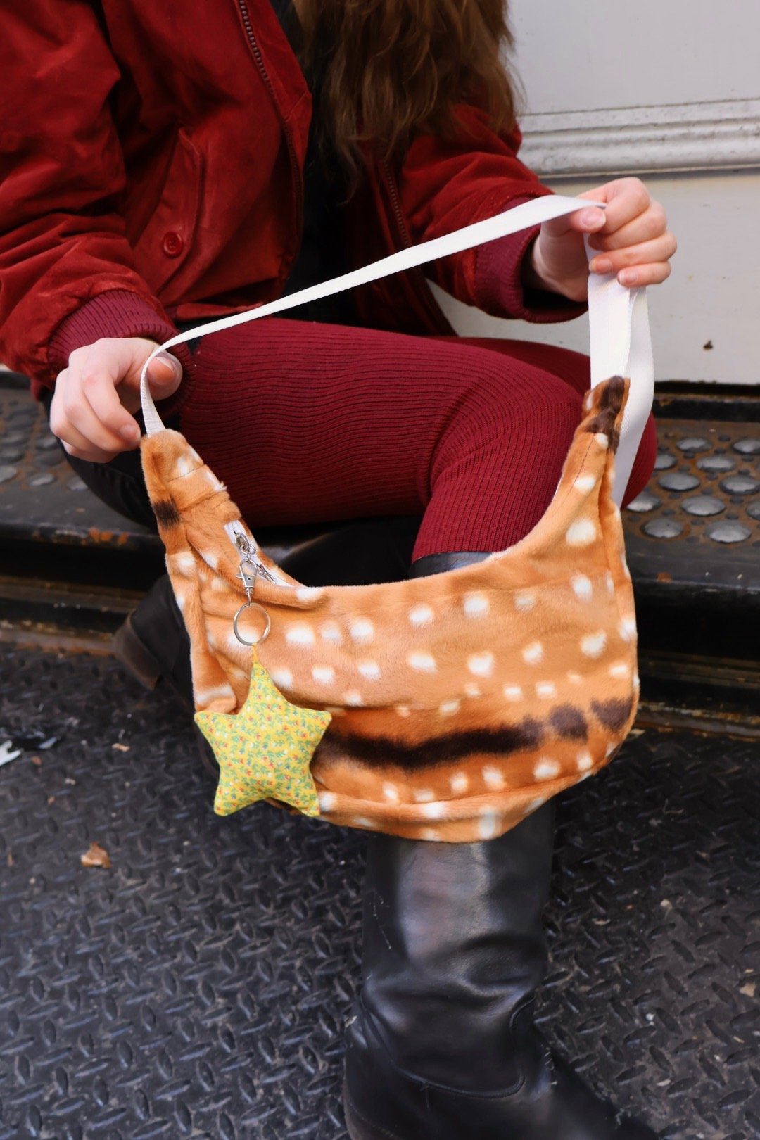 Doe Faux Fur Shoulder Bag