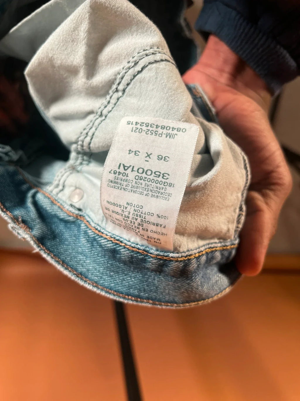 Pink and Blue Scab Patch Jeans